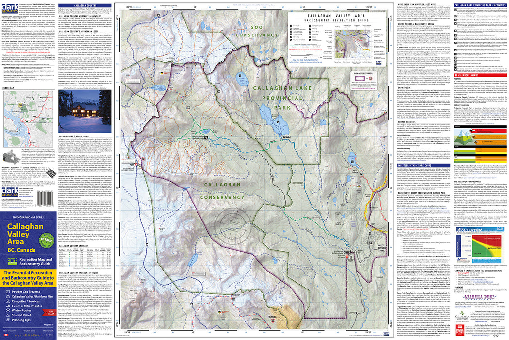 Callaghan Valley Area Map