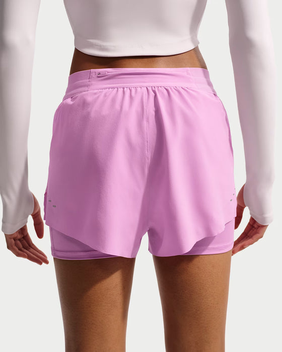 Nike Swift Mid-Rise 4"  2-in-1 Shorts (Women's)