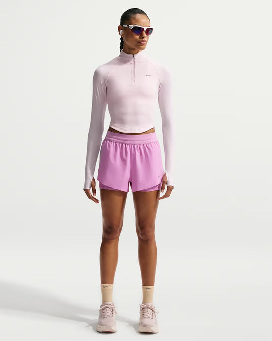 Nike Swift Mid-Rise 4"  2-in-1 Shorts (Women's)