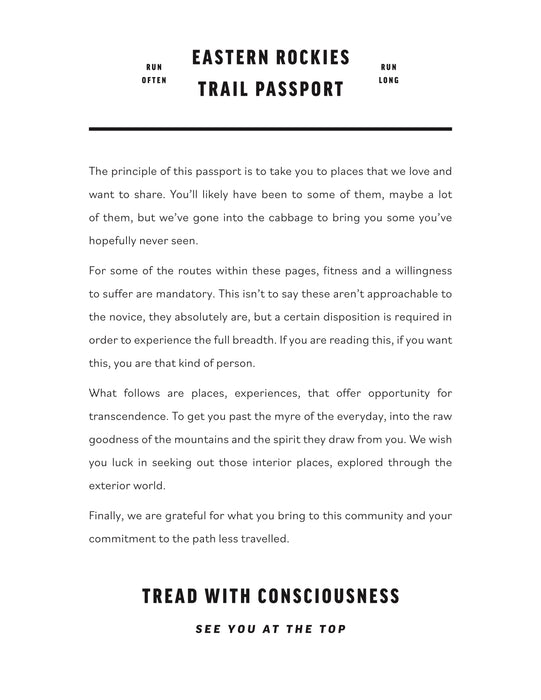 Eastern Rockies Trail Passport