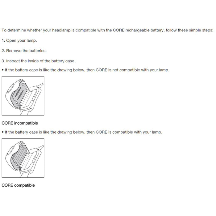Petzl ACCU Core Headlamp Battery