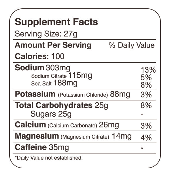Tailwind Nutrition Endurance Fuel - Caffeinated - SkiUphill/RunUphill